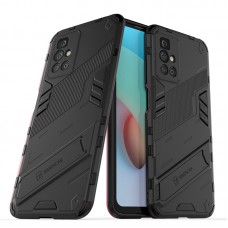 Θήκη Κινητού BBR Steel Αντικραδασμική ( Armor - Shockproof ) με ενσωματωμένη βάση στήριξης ( Kickstand ) για XIAOMI REDMI 10 4G BLACK